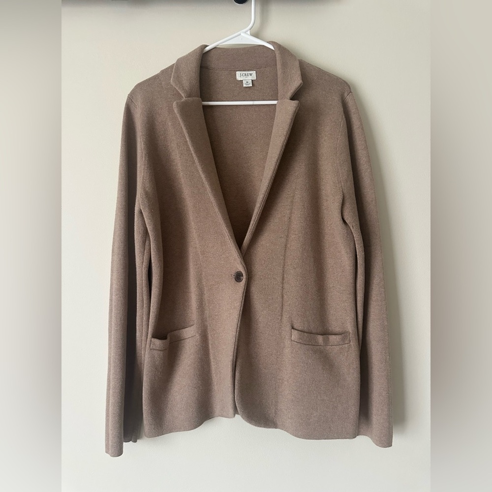 Tan Women's Blazer by J Crew